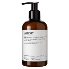 Evolve Organic Beauty barojošs pašiedeguma losjons Sunless Glow 3-IN-1, 250ml